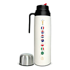 Termo Acero Blanco - Camino Mundial 2022  1