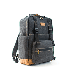 MATERA MOCHILA LANIN - CANVAS HUMO