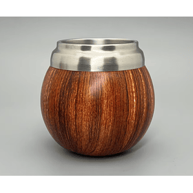 Mate Torpedo Inox  - Madera oscuro