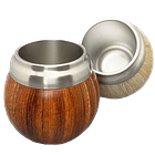 Mate Torpedo Inox  - Madera oscuro 3