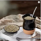 Mate ceramica c/ madera NEGRO - EL PAISITO 1
