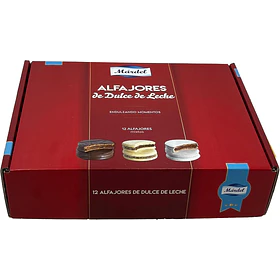 Alfajores mixtos - Maicena, Negros y Blancos - 12 un