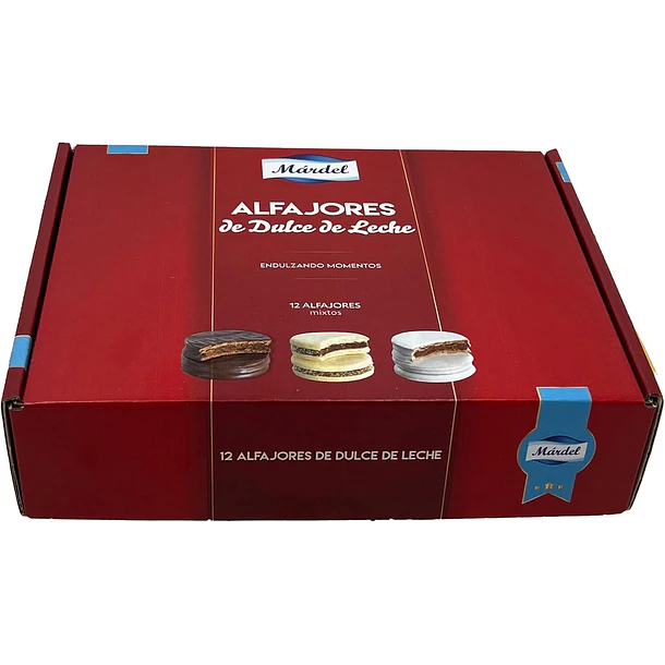 Alfajores mixtos - Maicena, Negros y Blancos - 12 un