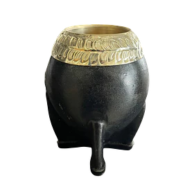 Mate Torpedo Calabaza - Uruguayo - Cincelado - Laurel