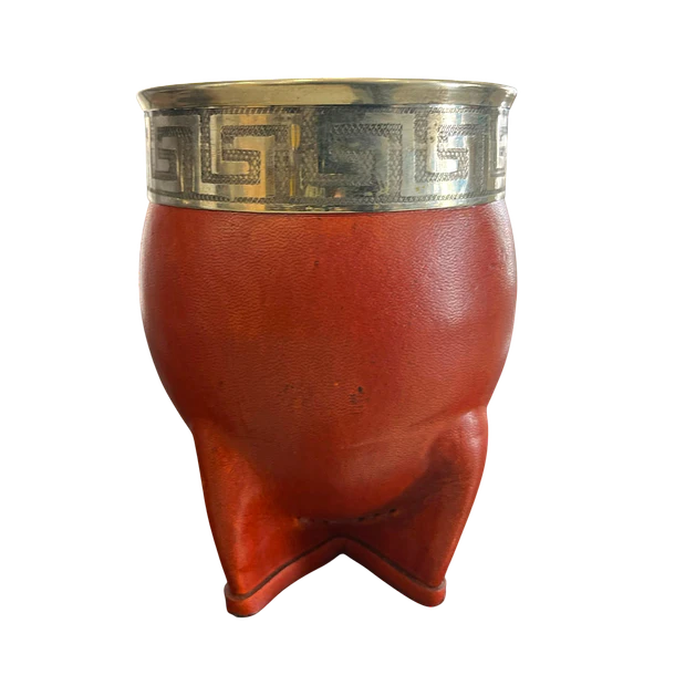 Mate Imperial Artesanal Calabaza  - Virola Pampa - Marron claro 1