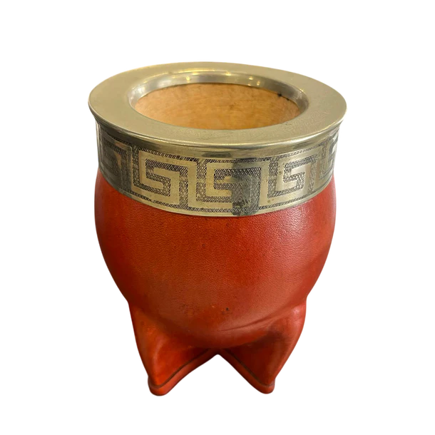 Mate Imperial Artesanal Calabaza  - Virola Pampa - Marron claro 2