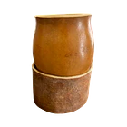 Mate Calabaza Criollo - Base de cuero 1