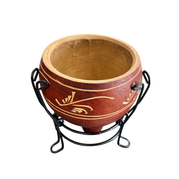 Mate Calabaza Criollo - Base de metal  5