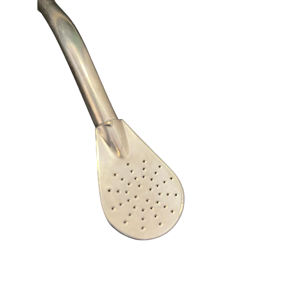 Bombilla Acero Quirurgico – Premium - 17 cm  - Punta de bronce 2