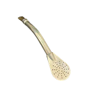 Bombilla Acero Quirurgico – Premium - 17 cm  - Punta de bronce 1