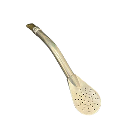 Bombilla Acero Quirurgico – Premium - 17 cm  - Punta de bronce