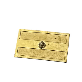 Apliques en Bronce  - Bandera Argentina