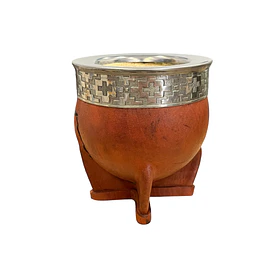 Mate Imperial Artesanal Calabaza Marron | Virola Pampa