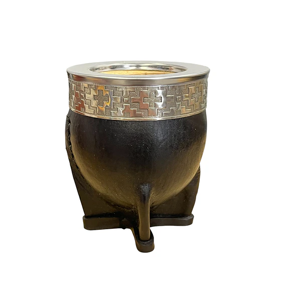Mate Imperial Artesanal Calabaza Negro | Virola Pampa  1