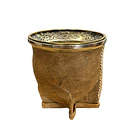 Mate Camionero Calabaza Crudo Gris | Virola Volcada    1