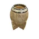 Mate Torpedo Calabaza Crudo | Virola Cincelada 2