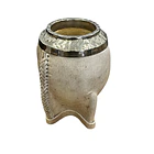 Mate Torpedo Calabaza Premium Crudo | Virola Cincelada   1