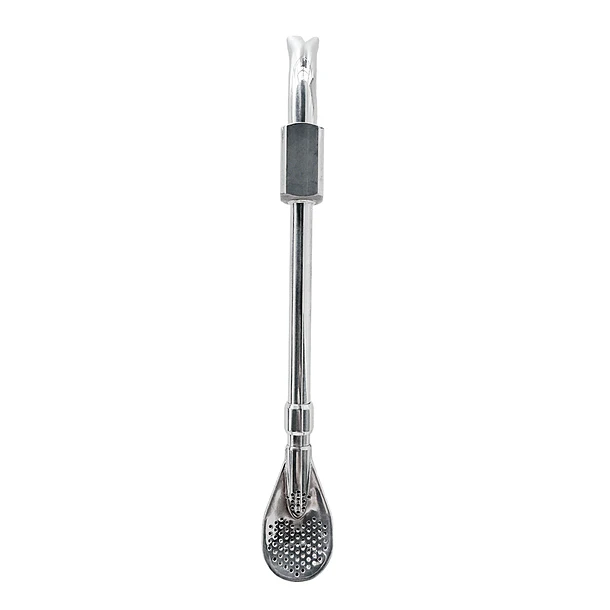 Bombilla Simil Stanley Plateada - 19,5 cm 2
