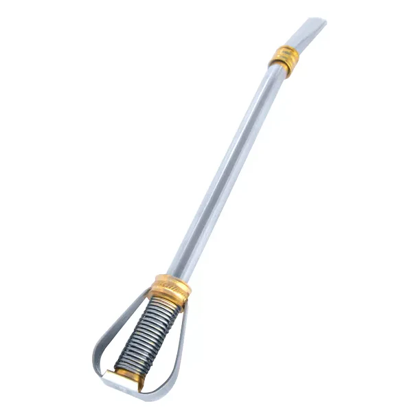 Bombilla Acero Estribo Curva Larga - 17 cm 
