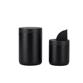 Yerbera - Inox con pico vertedor - Negro