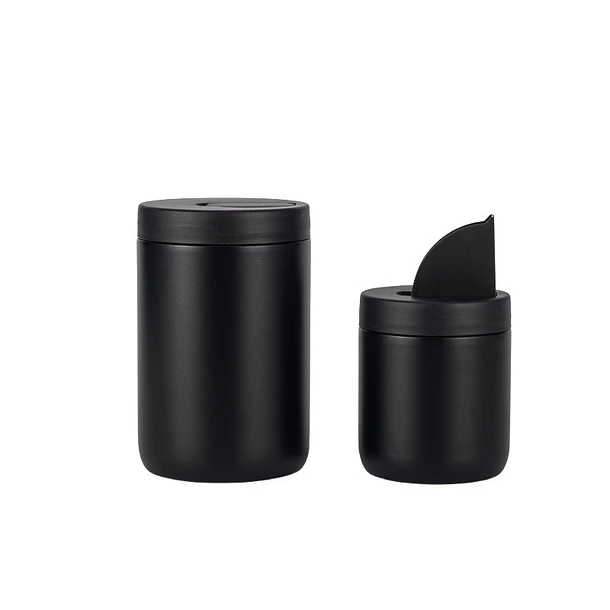 Yerbera - Inox con pico vertedor - Negro 1