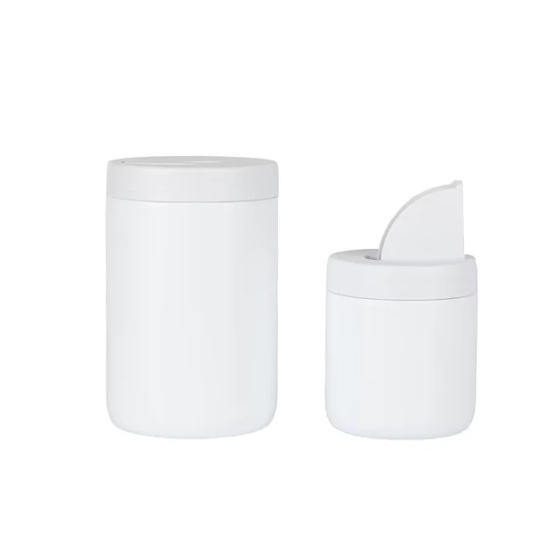 Yerbera - Inox con pico vertedor - Blanco 1