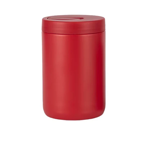 Yerbera - Inox con pico vertedor - Rojo 2