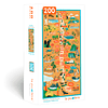 Puzzle Mapa de Chile Regiones y Ciudades 200 Piezas