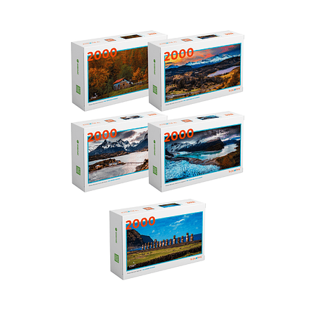 Pack Puzzles "Parques Nacionales 2000 Piezas"