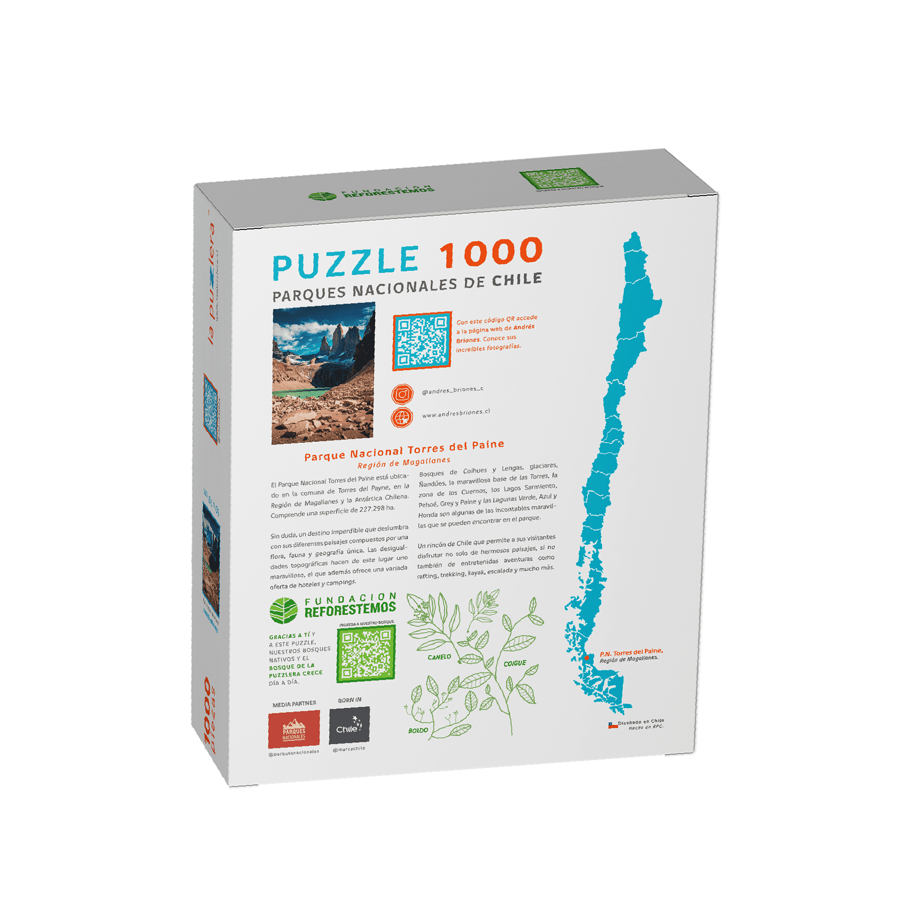 Puzzle Parque Nacional Torres del Paine 1000 Piezas