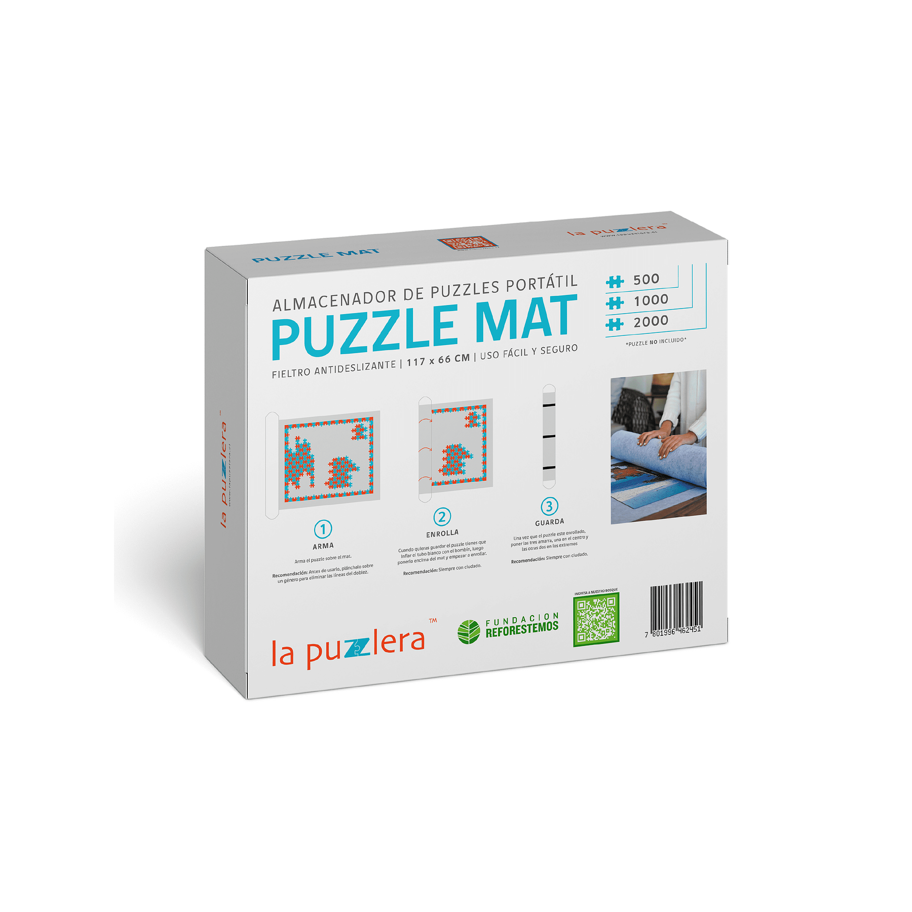 Puzzle Mat | 66 x 117 cm | Almacenador De Puzzle Portátil 