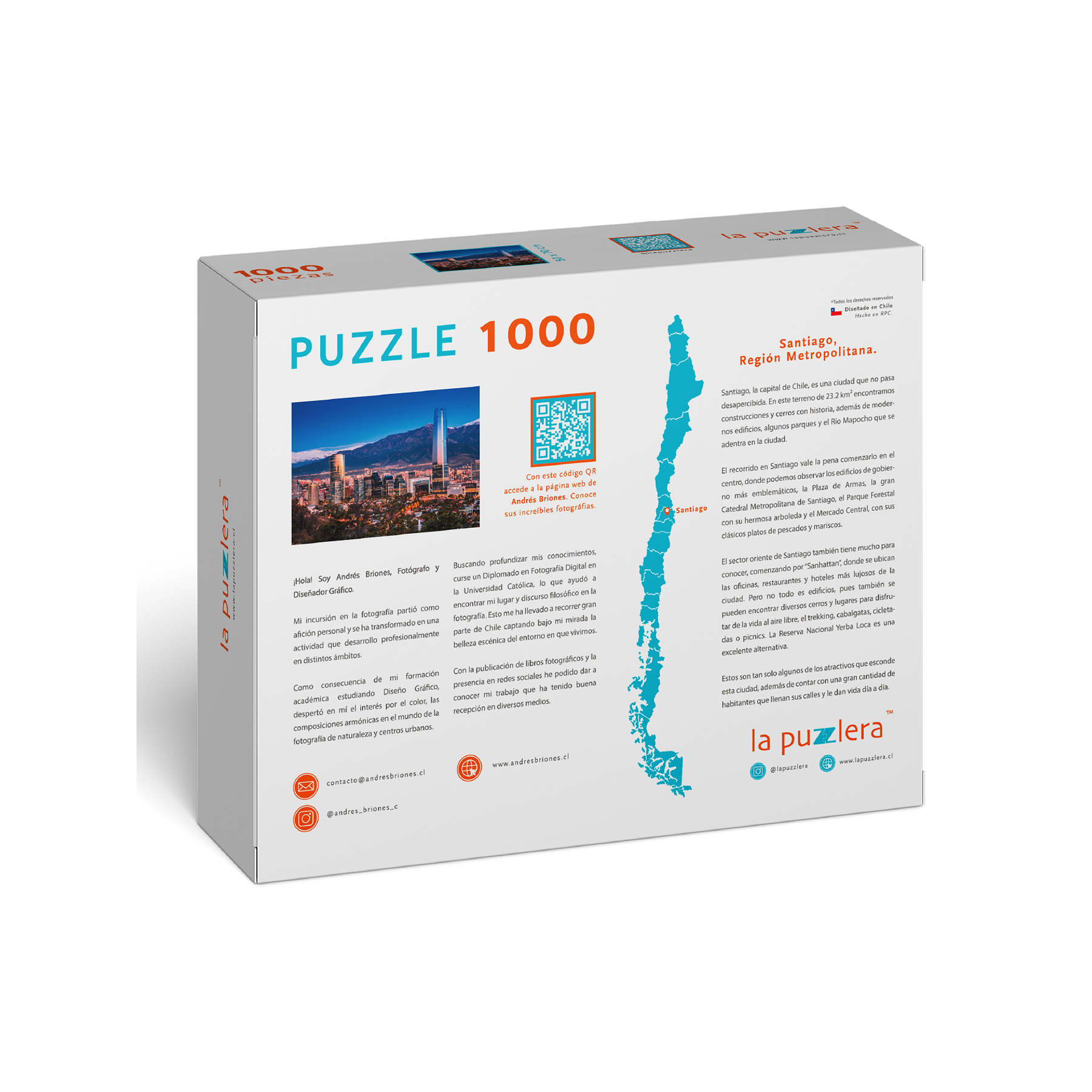 Puzzle Santiago City 1000 Piezas