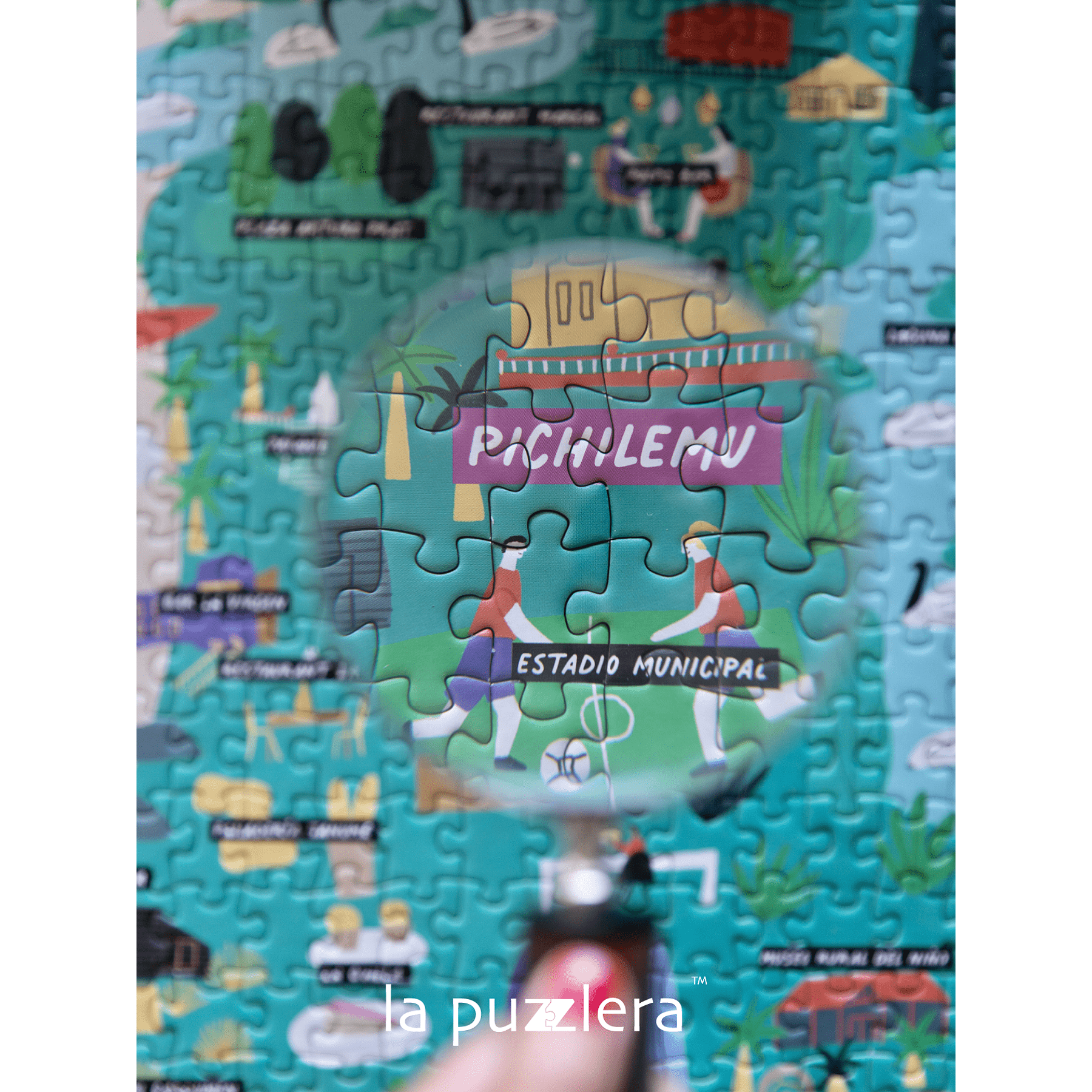 Puzzle Mapa Matanzas/ Puertecillo/ Pichilemu 1000 Piezas