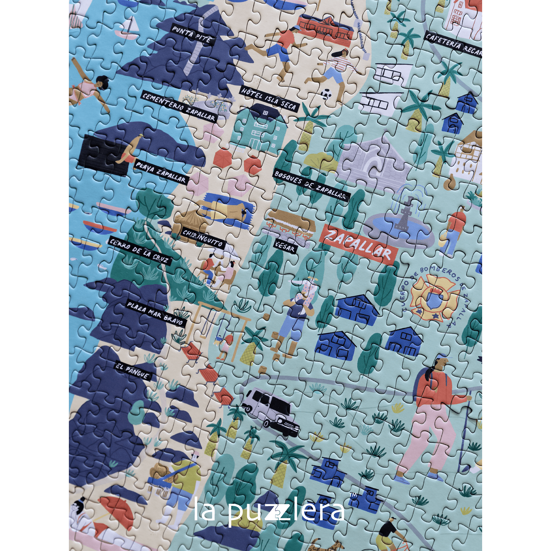 Puzzle Mapa Zapallar/ Cachagua/ Maitencillo 1000 Piezas