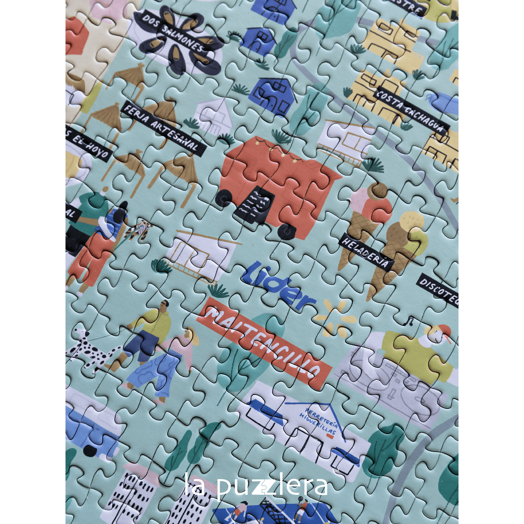 Puzzle Mapa Zapallar/ Cachagua/ Maitencillo 1000 Piezas