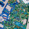Puzzle Mapa Carretera Austral 1000 Piezas