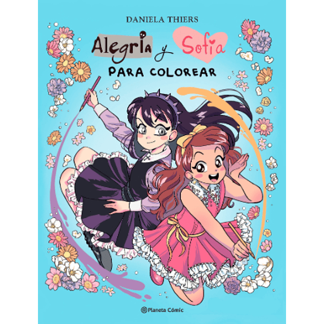 Alegria Y Sofia Para Colorear  	