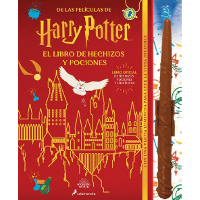 Libro De Hechizos Y Pociones. Harry Potter  	