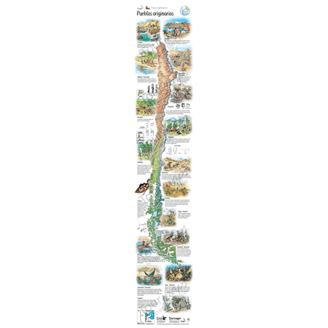 Mapa Pueblos Originarios Culturas Ancestrales 