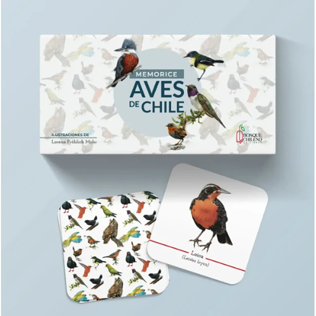 Juego De Mesa Memorice Aves De Chile