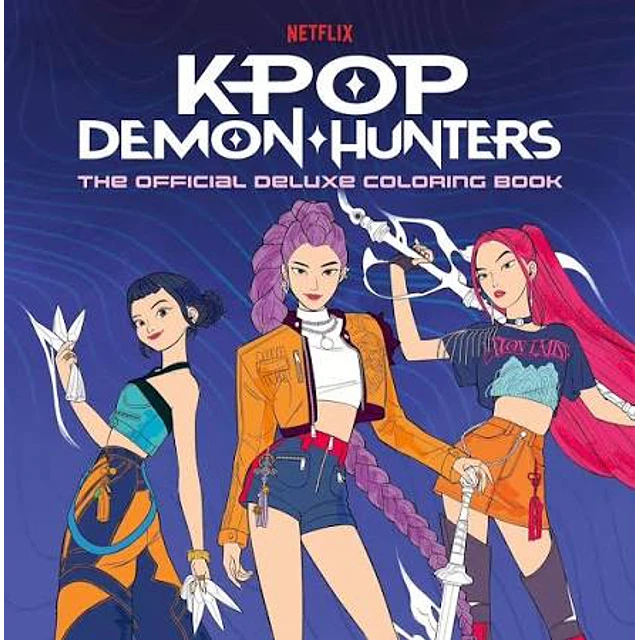 Kpop Demon Hunters Libro Oficial Para Colorear Deluce