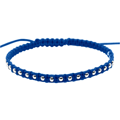 Pulsera Tejida Azul