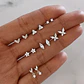 Aros Mini Circón Cuadrado - Miniatura 4