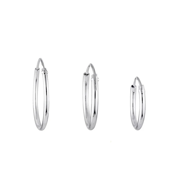 Set Argollas Lisas Single 1
