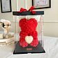 Oso de Rosas con Corazón de Perlas Pequeño - Miniatura 1