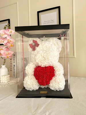 Oso de Rosas con Corazón Grande