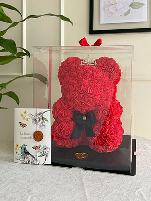Oso de Rosas Mediano