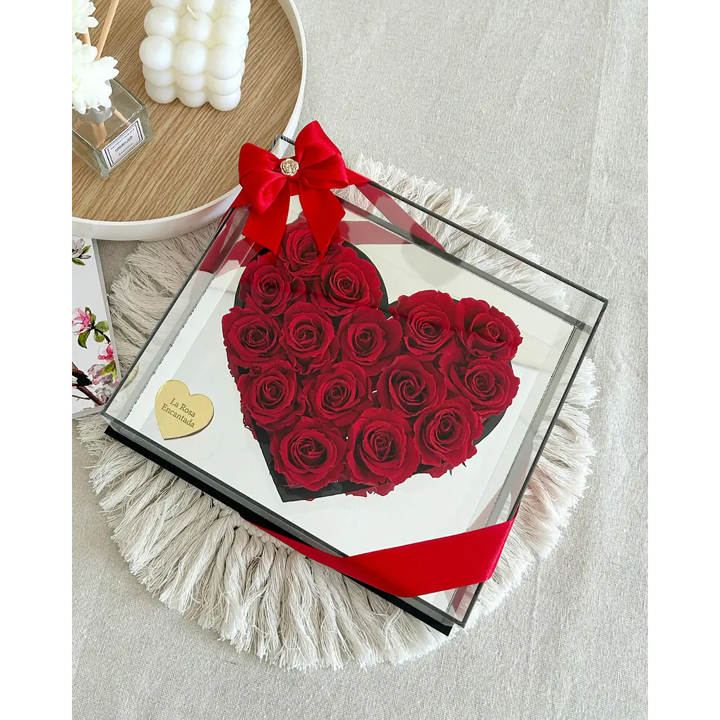 Corazón en Rosas Preservadas 1