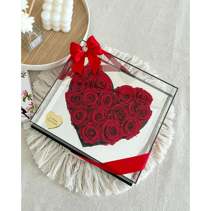 Corazón en Rosas Preservadas 1