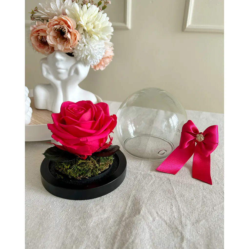 Burbuja de Cristal - Rosa Preservada 2